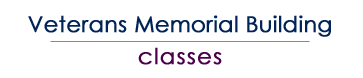 Ongoing Classes at The Veterans Memorial Building